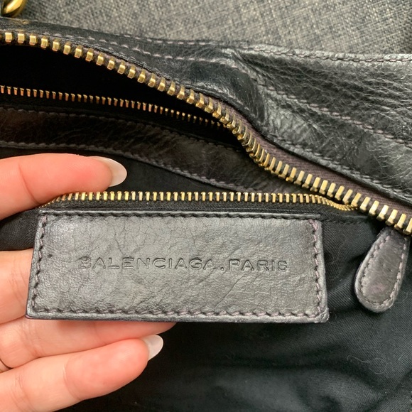 SOLD! Authentic Balenciaga City Bag x gold hardware x vintage - Picture 10 of 12